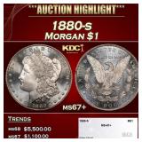 1880-s Morgan Dollar $1 ms67+ SEGS