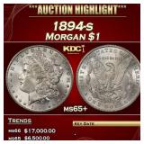 1894-s Morgan Dollar $1 ms65+ SEGS