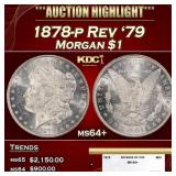 1878-p Rev '79 Morgan Dollar $1 ms64+ SEGS