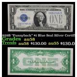 1928B $1 Blue Seal Silver Certificate 'Funnyback'