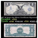 1899 $1 large size Silver Certificate 'Black Eagle