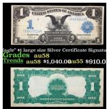 1899 $1 large size Silver Certificate 'Black Eagle