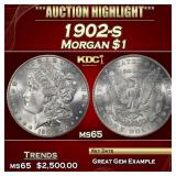 1902-s Morgan Dollar $1 ms65 SEGS