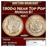 1900-o Morgan Dollar Near Top Pop $1 ms66+ SEGS