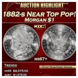 1882-s Morgan Dollar Near Top Pop! $1 ms67+ SEGS