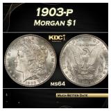1903-p Morgan Dollar $1 Grades ms64