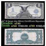 1899 $1 large size Silver Certificate 'Black Eagle