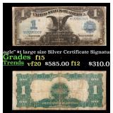 1899 $1 large size Silver Certificate 'Black Eagle