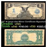 1899 $1 large size Silver Certificate 'Black Eagle