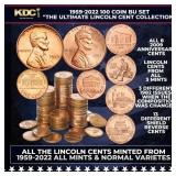 1959-2022 'The ULTIMATE LINCOLN CENT COLLECTION' 1