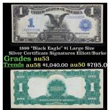 1923 $1 United States Note Grades Select AU Signat
