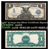 1899 $1 large size Silver Certificate 'Black Eagle