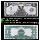1899 $1 large size Silver Certificate 'Black Eagle