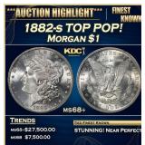 1882-s Morgan Dollar TOP POP! $1 ms68+ SEGS
