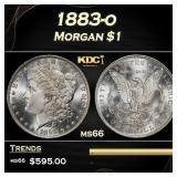 1883-o Morgan Dollar $1 Grades ms66
