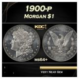1900-p Morgan Dollar $1 Grades ms64+