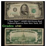 **Star Note** 1950D $50 Green Seal Federal Reserve