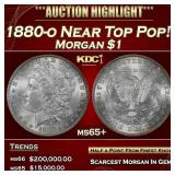1880-o Morgan Dollar Near Top Pop! $1 ms65+ SEGS