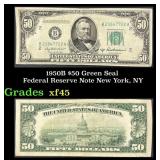 1950B $50 Green Seal Federal Reserve Note New York