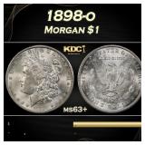 1898-o Morgan Dollar $1 Grades ms63+
