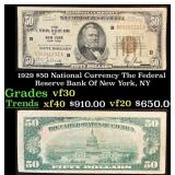 1929 $50 National Currency The Federal Reserve Ban