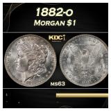 1882-o Morgan Dollar $1 Grades ms63