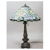 Tiffany Style Leaded Glass Lamp