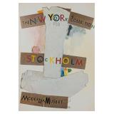 Robert Rauschenberg Stockholm Offset Lithograph