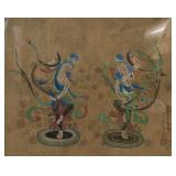 Chinese Dunhuang Sogdian Whirl Painting