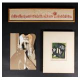 3 Piece Modern Art Lot