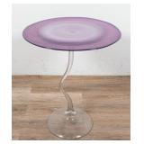 Art Glass End Table