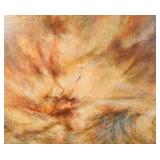 After JMW Turner Acrylic on Canvas Tempest