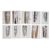 Midsummer Marriage 10 Pieces Costume Design Art