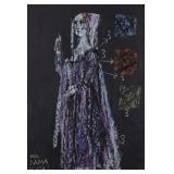 Emanuele Luzzati Costume Design Artwork Macbeth