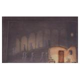 Jo Mielziner Little Moon Set Design Artwork
