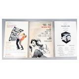 3 Theater Posters Square One, The Real Thing