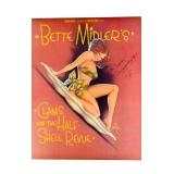 Clams on the Half Shell Midler Signed Window Card