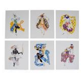 After Leon Bakst 6 Costume Prints