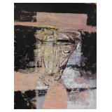 Tony Walton Mixed Media Abstract Portrait