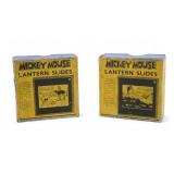 2 Sets Mickey Mouse Lantern Slides