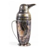 Napier Silverplate Penguin Cocktail Shaker