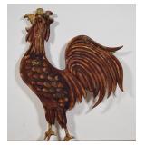 Rooster Mixed Media Sculpture