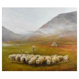 Ann Sheffield Oil on Canvas Pastoral