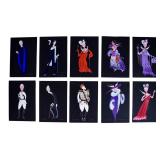 Little Me Group of 10 Costume Design Sketches
