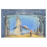 Carousel United Scenic Artists Exam Artwork