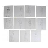 The Rehearsal 11 Costume Design Sketches