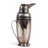 Napier Silverplate Penguin Cocktail Shaker