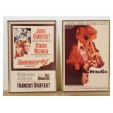 2 Julie Christie Movie Posters Petulia, Fahrenheit