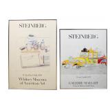 2 Saul Steinberg Exhibition Posters 1977, 1978