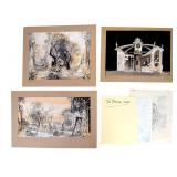 The Bright One Original Set Design Artwork